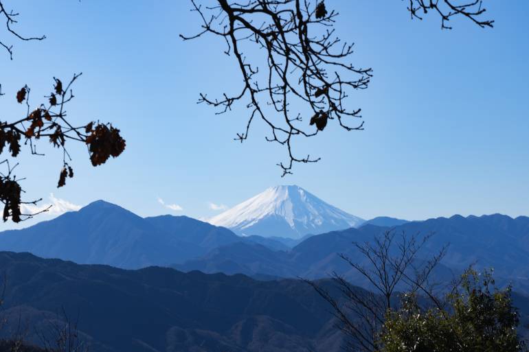 Mt.Fuji view from Mt.Takao