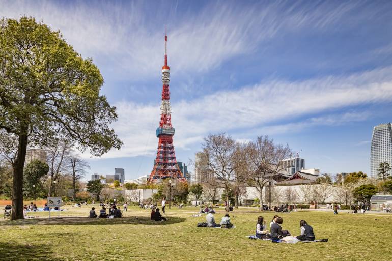 shiba park spring