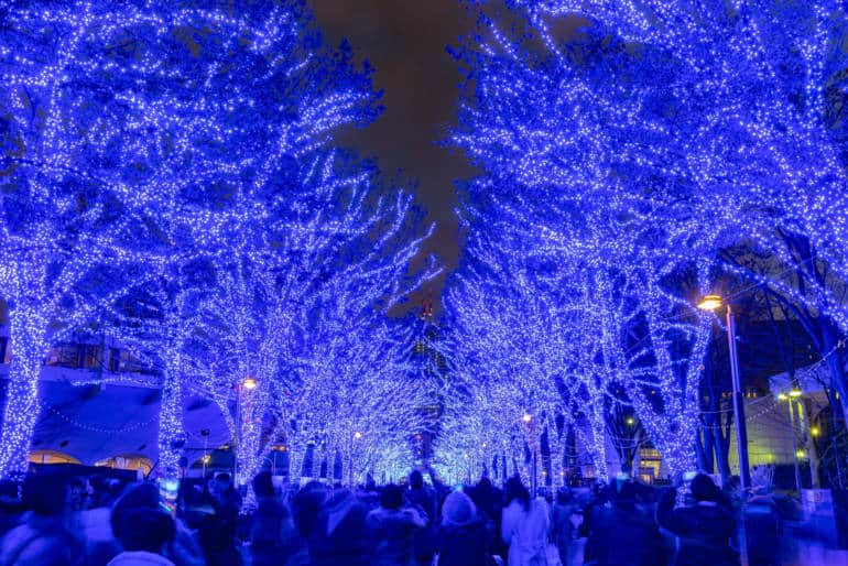 Shibuya Blue Cave winter illumination festival